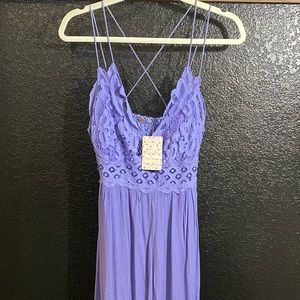 Purple Lavender Free People Dress - One Adella